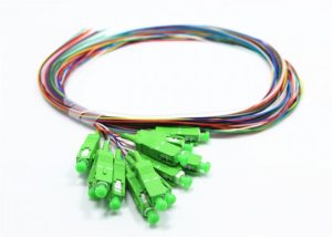 Optical Fiber Pigtail 12 Colors SC / APC