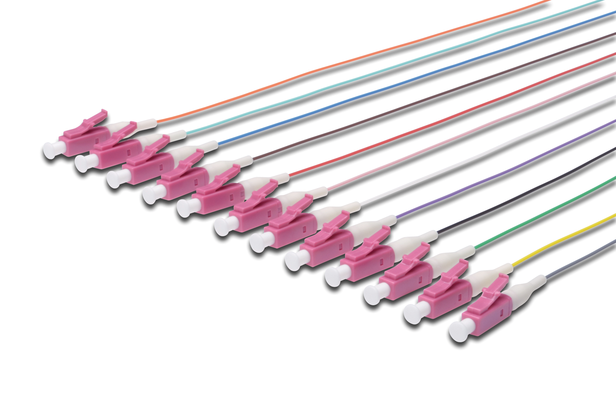 Fiber Optic Pigtail 12 Colors LC OM4