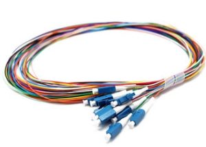 Optical Fiber Pigtail 12 Colors LC / UPC