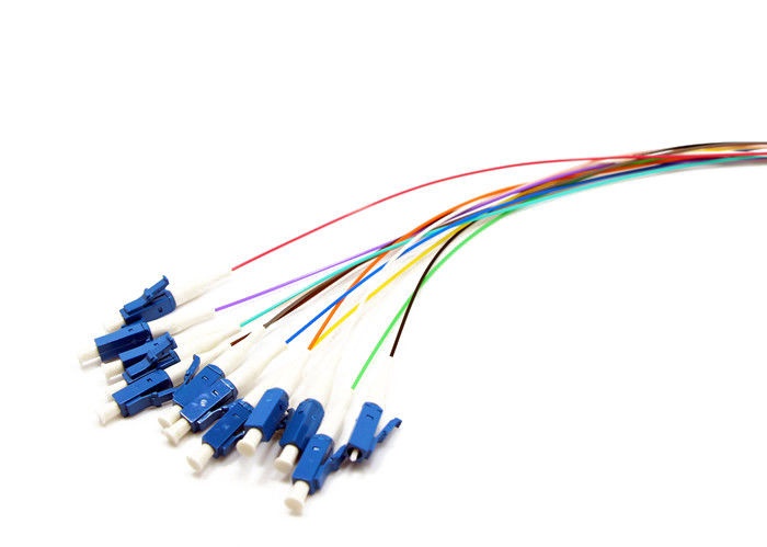Optical Fiber Pigtail 12 Colors LC / UPC