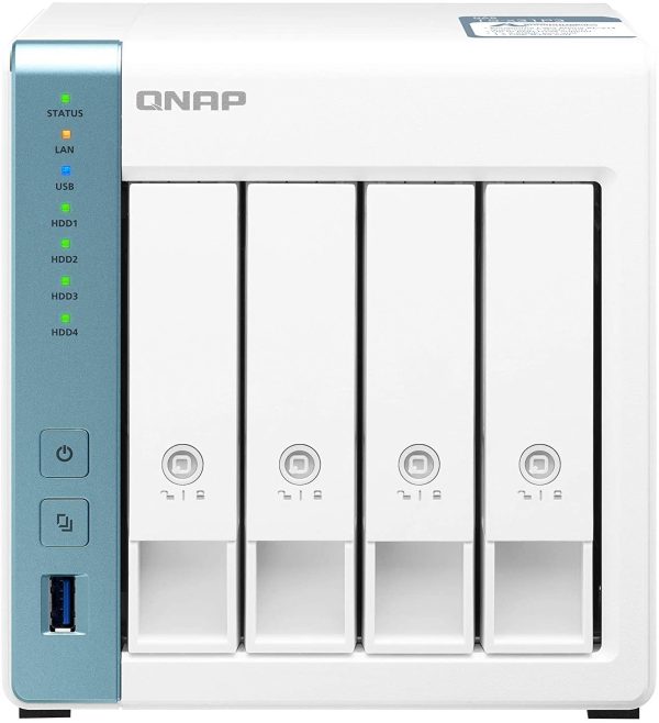 QNAP TS431P34G 4 Bay Home & Office NAS with one 2.5GbE Port LAN